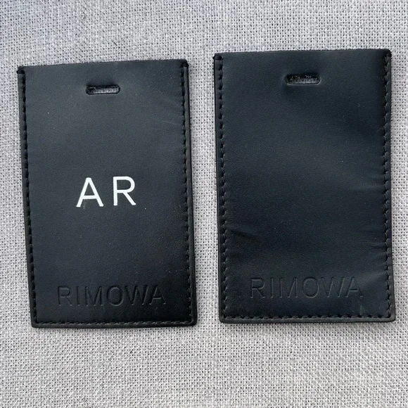 Rimowa Luggage Tags Set Of 2 - Picture 1 of 2